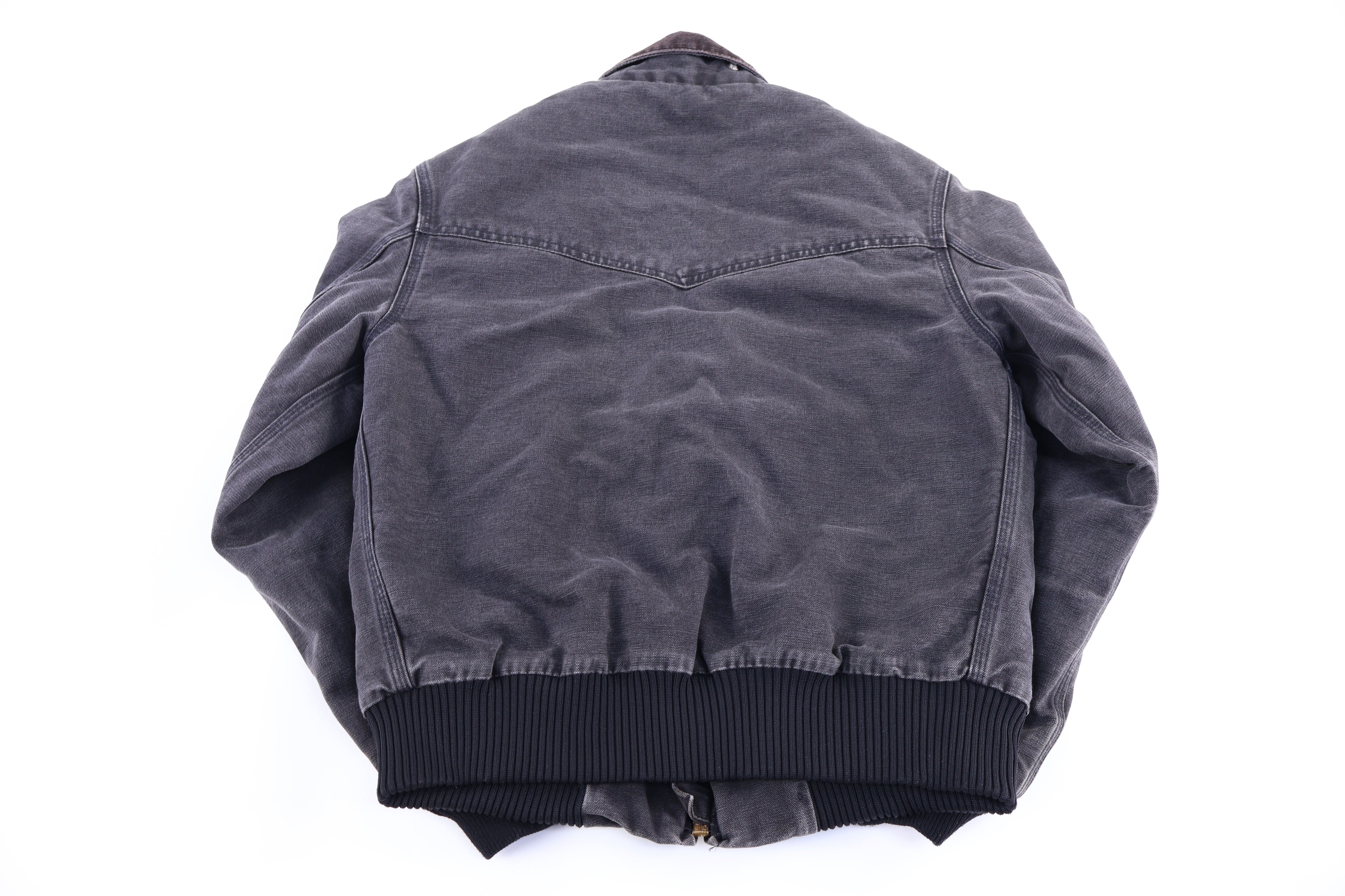 Carhartt Logo Patch Black Santa Fe Jacket - Jacket - Thrifted Threads