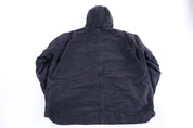 Carhartt Logo Patch Black Sherpa Lined Full Zip Jacket - Jacket - Thrifted Threads