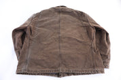 Carhartt Logo Patch Blanket Lined Chore Jacket - Jacket - Thrifted Threads