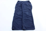 Carhartt Logo Patch Blue Cargo Pants - ThriftedThreads.com