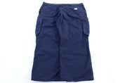 Carhartt Logo Patch Blue Cargo Pants - ThriftedThreads.com