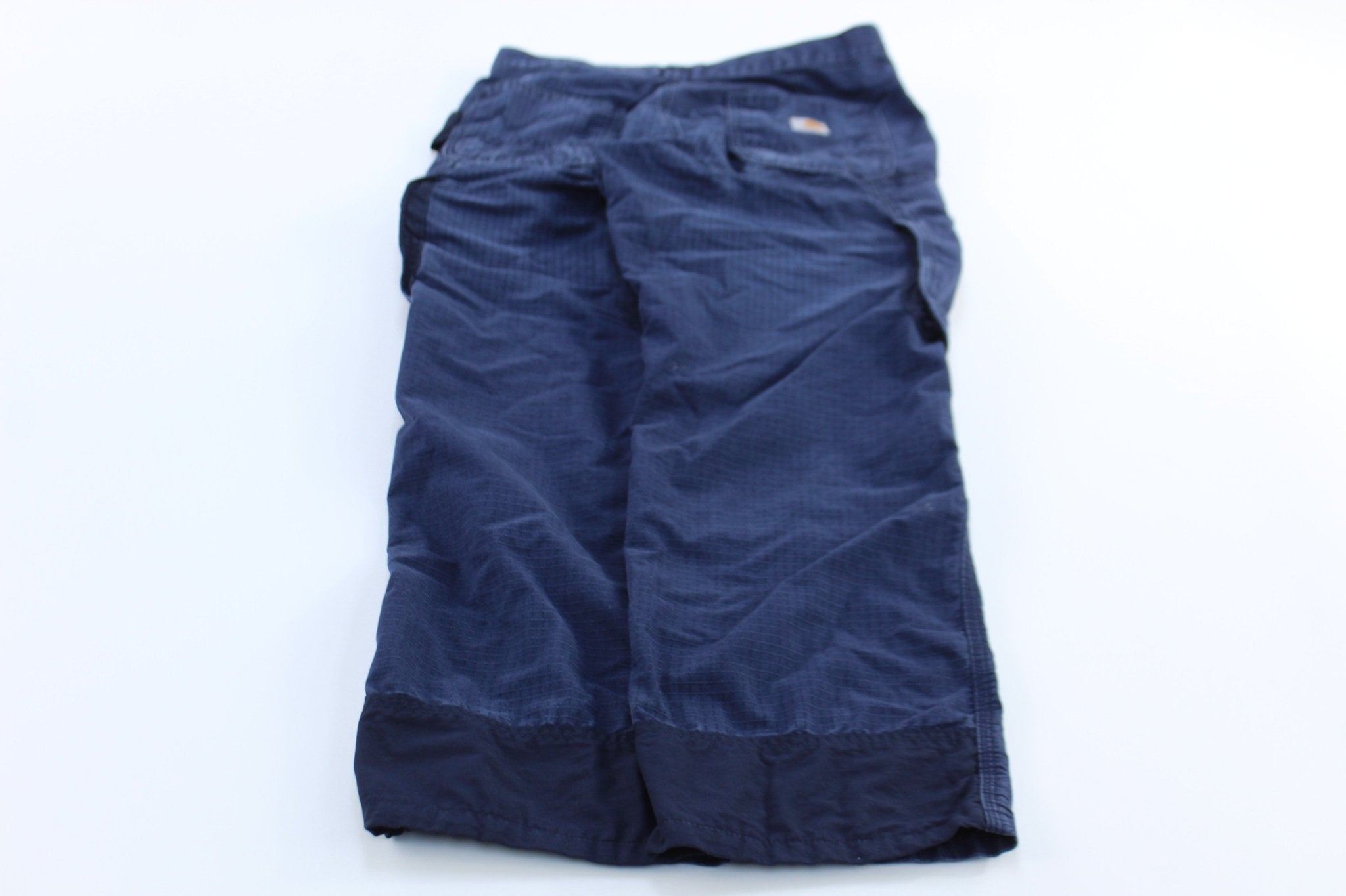 Carhartt Logo Patch Blue Cargo Pants - ThriftedThreads.com