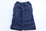 Carhartt Logo Patch Blue Cargo Pants - ThriftedThreads.com