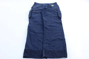 Carhartt Logo Patch Blue Cargo Pants - ThriftedThreads.com