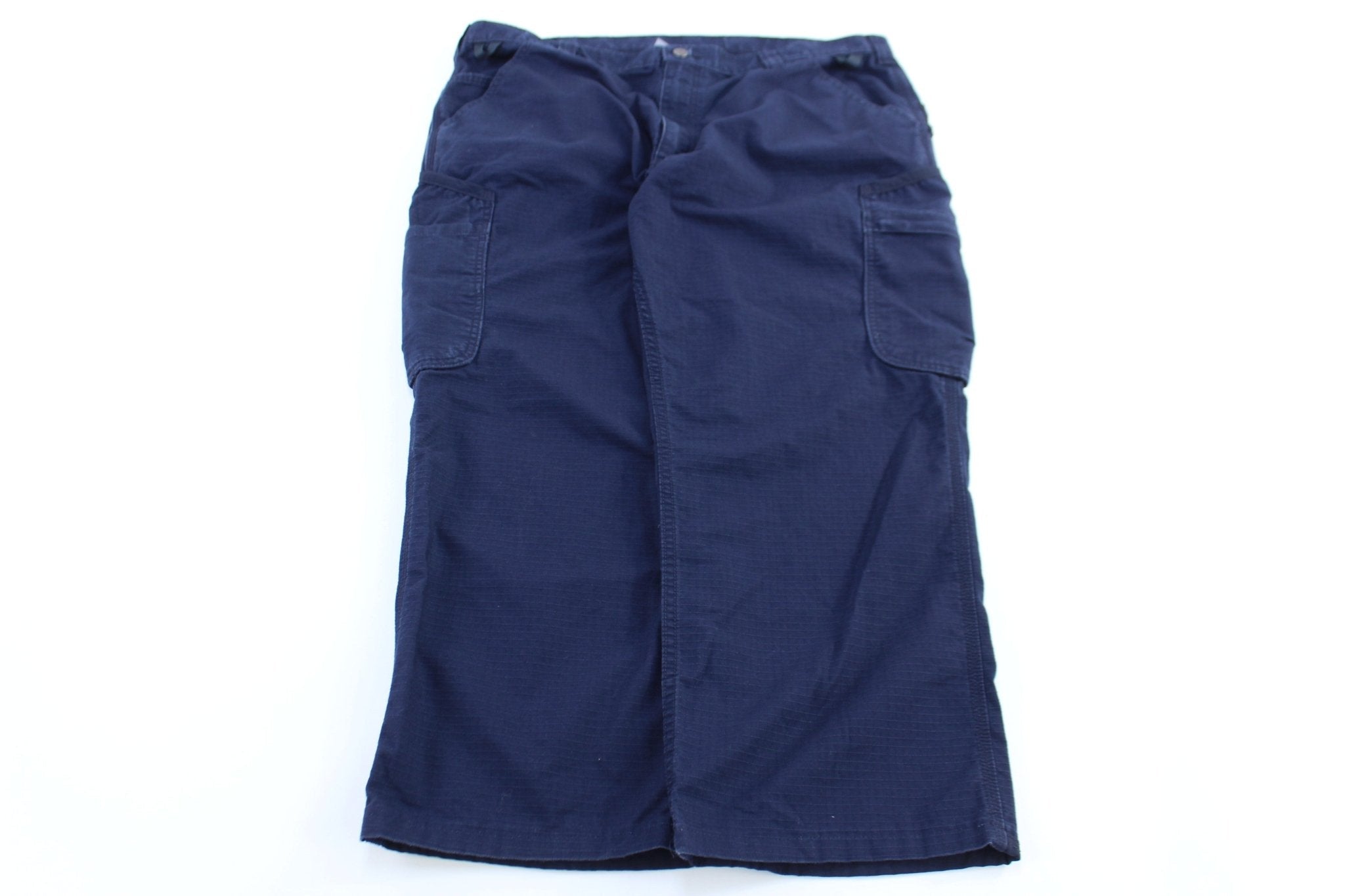 Carhartt Logo Patch Blue Cargo Pants - Pants/Shorts - Thrifted Threads