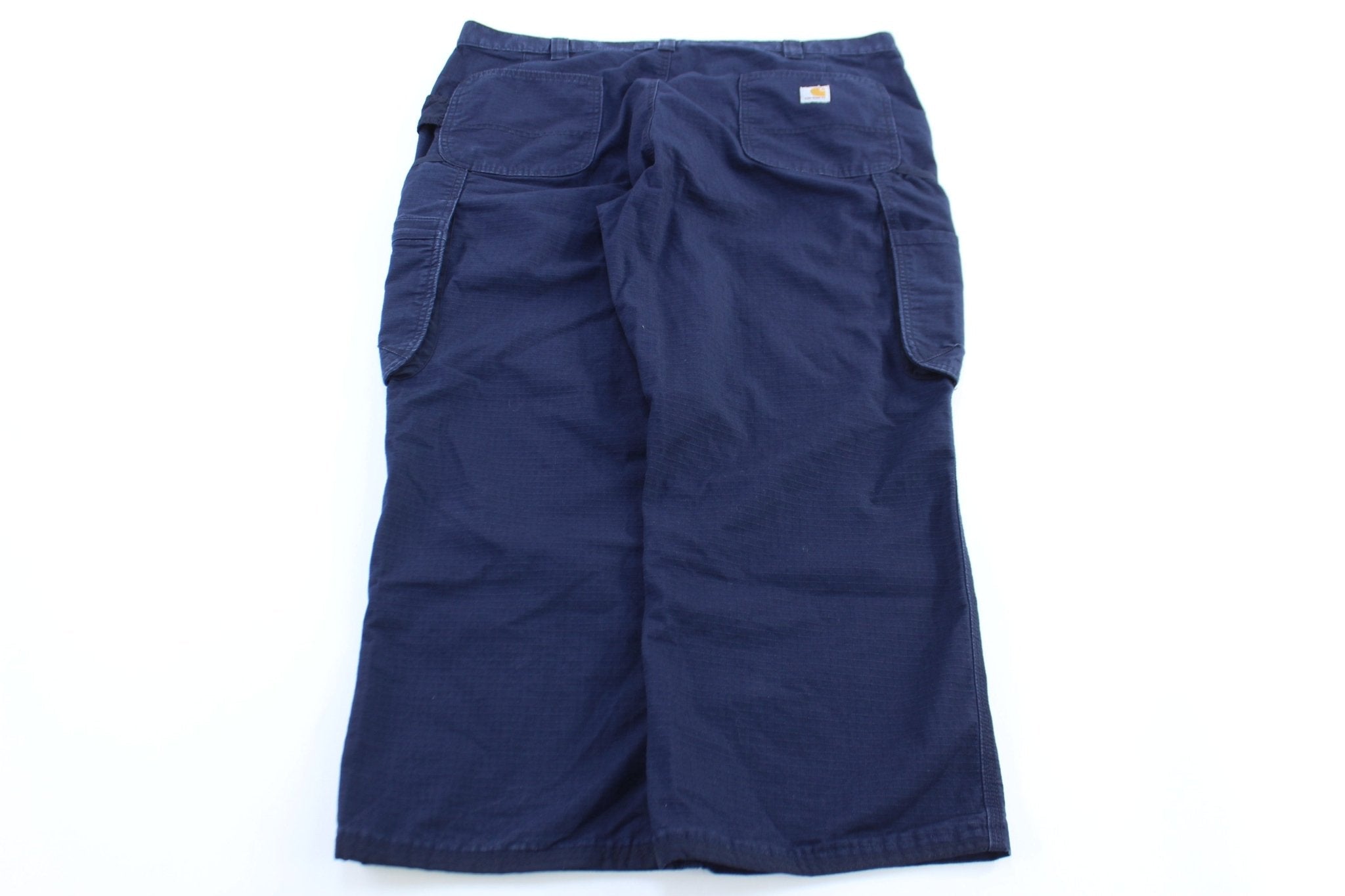 Carhartt Logo Patch Blue Cargo Pants - Pants/Shorts - Thrifted Threads