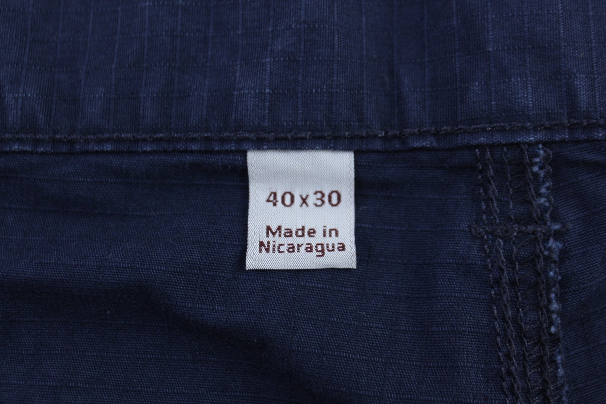 Carhartt Logo Patch Blue Cargo Pants - Pants/Shorts - Thrifted Threads