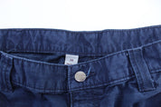 Carhartt Logo Patch Blue Cargo Shorts - ThriftedThreads.com