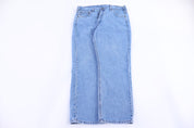 Carhartt Logo Patch Blue Denim Jeans - Pants - Thrifted Threads