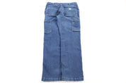 Carhartt Logo Patch Blue Denim Jeans - Pants - Thrifted Threads