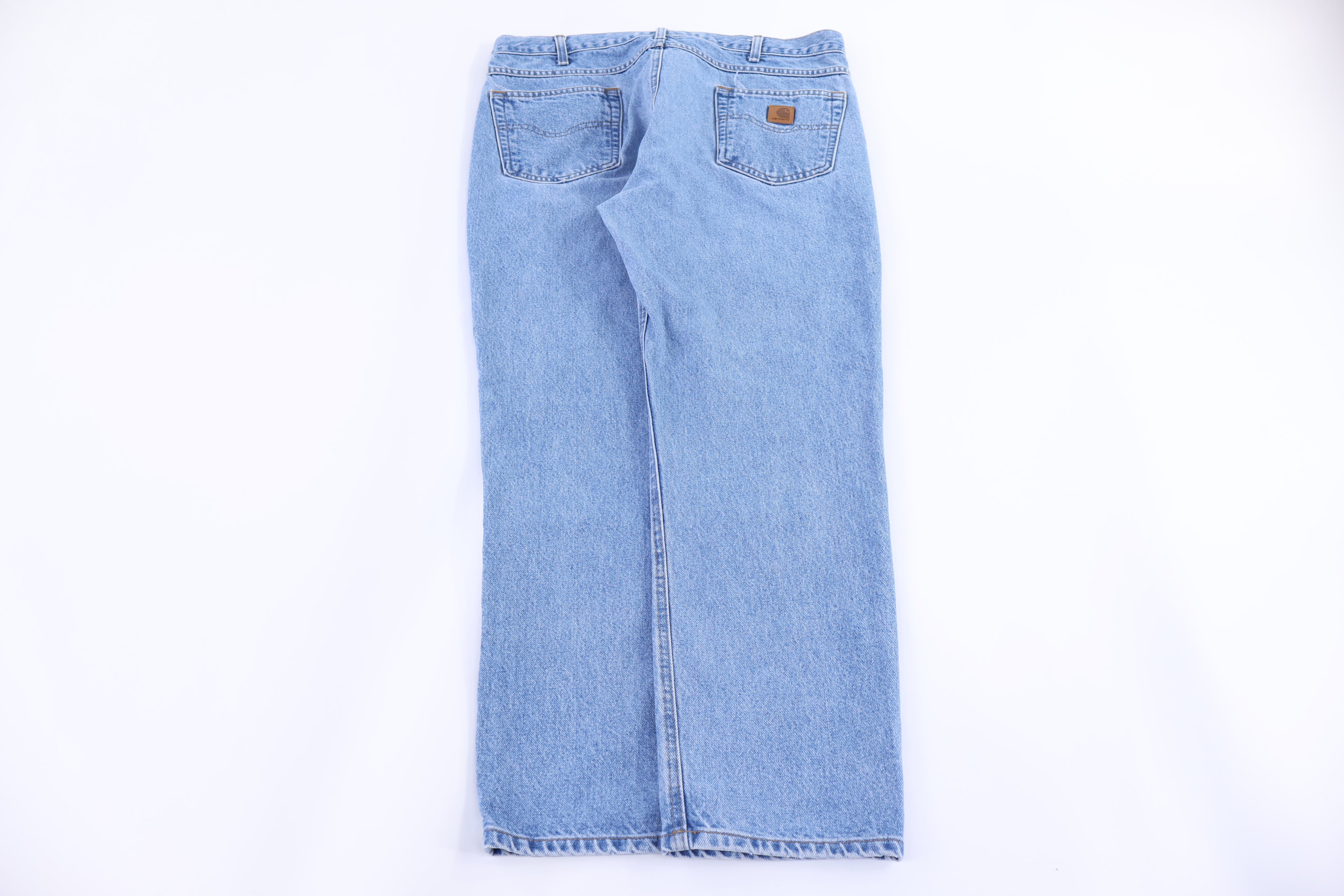 Carhartt Logo Patch Blue Denim Jeans - Pants - Thrifted Threads