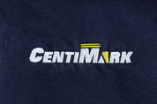 Carhartt Logo Patch Blue Full Zip Hooded Jacket - ThriftedThreads.com