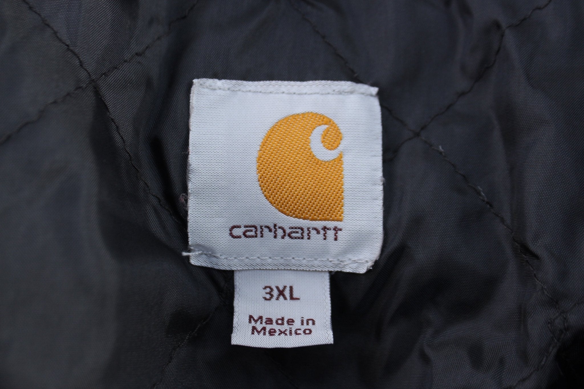 Carhartt Logo Patch Blue Full Zip Hooded Jacket - Jacket - Thrifted Threads