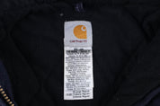 Carhartt Logo Patch Blue Full Zip Jacket - Jacket - Thrifted Threads