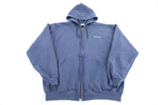Carhartt Logo Patch Blue Full Zip Jacket - Jacket - Thrifted Threads