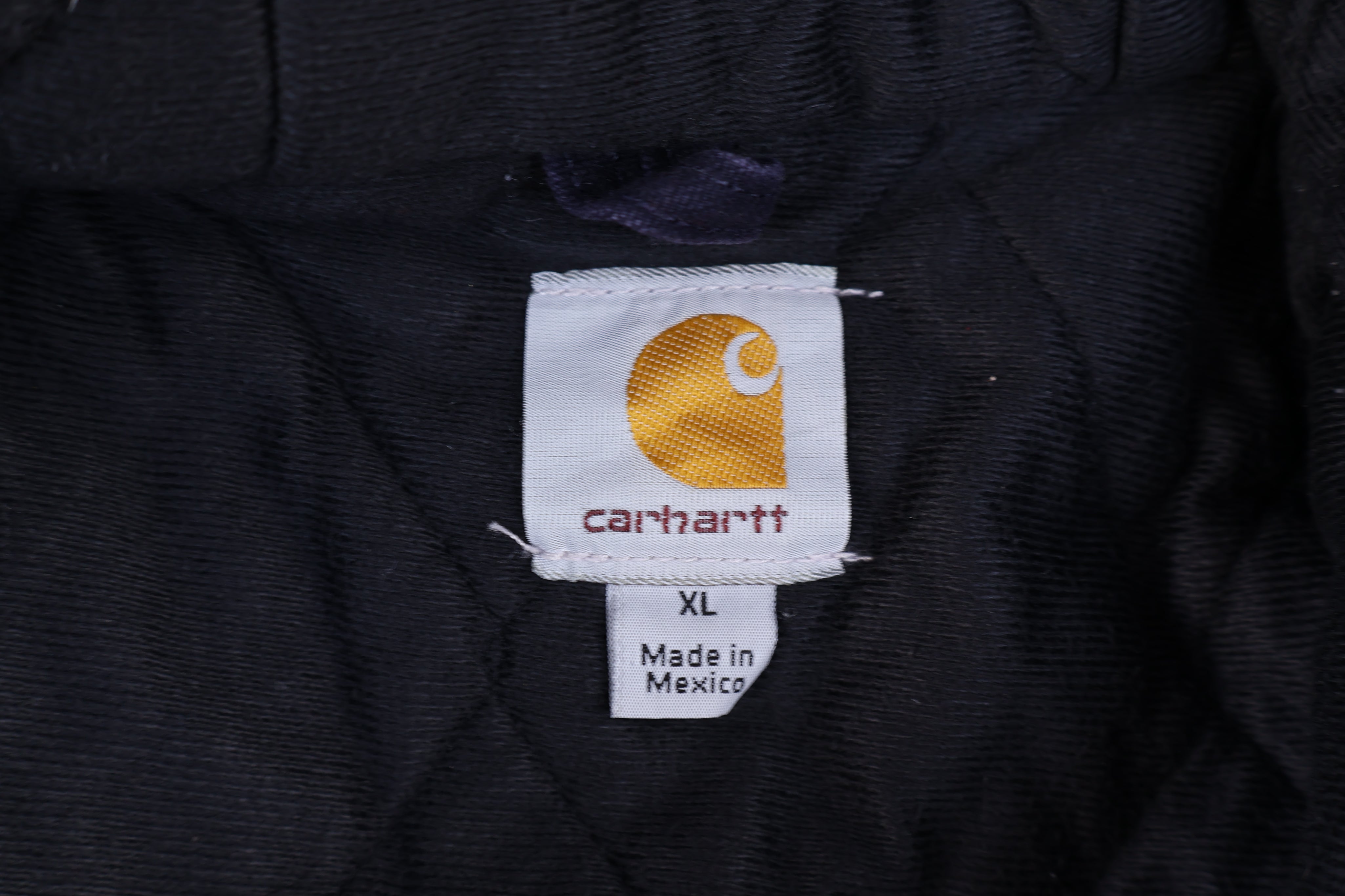 Carhartt Logo Patch Blue Full Zip Jacket - Jacket - Thrifted Threads