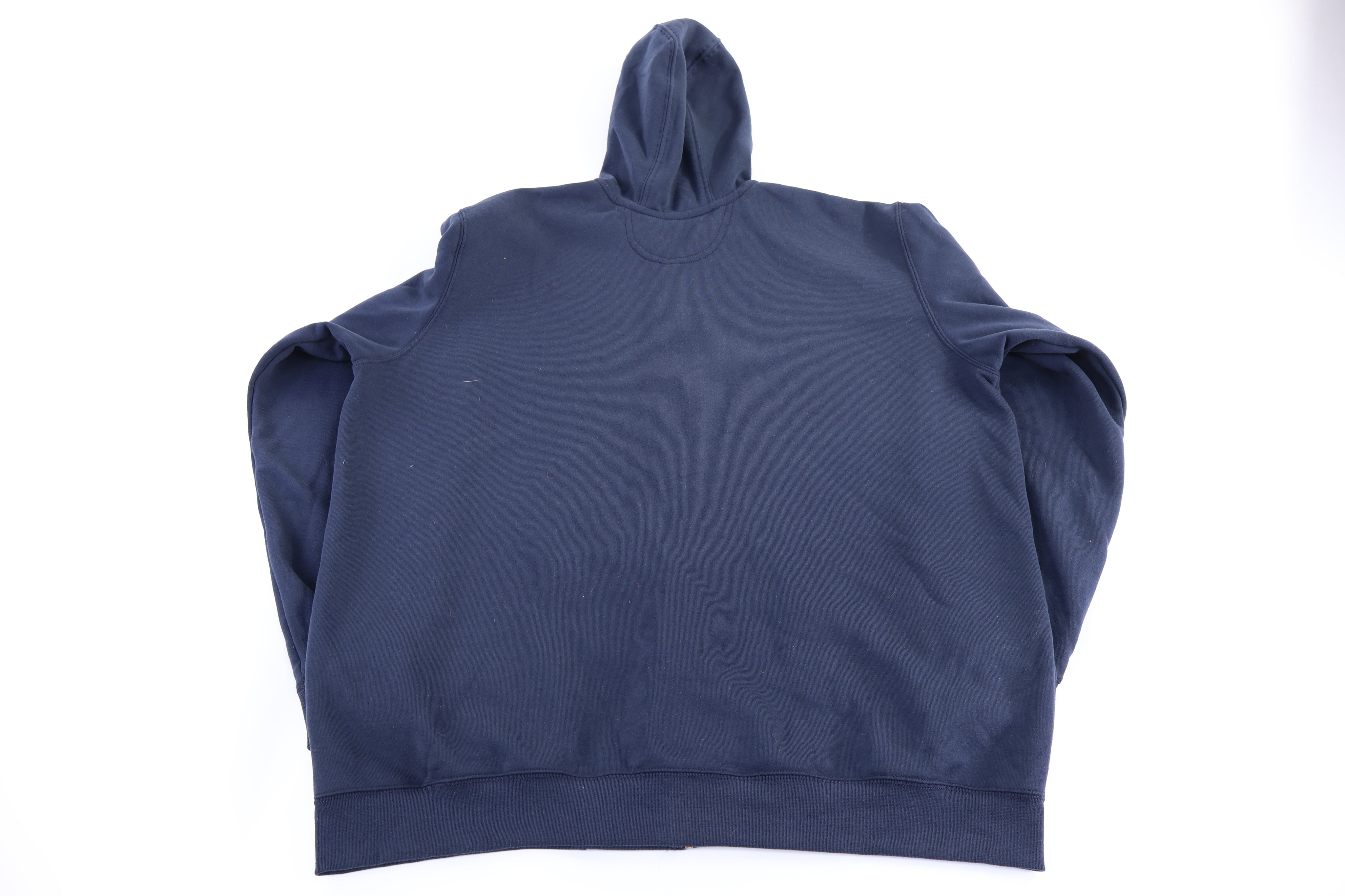 Carhartt Logo Patch Blue Full Zip Jacket - Jacket - Thrifted Threads