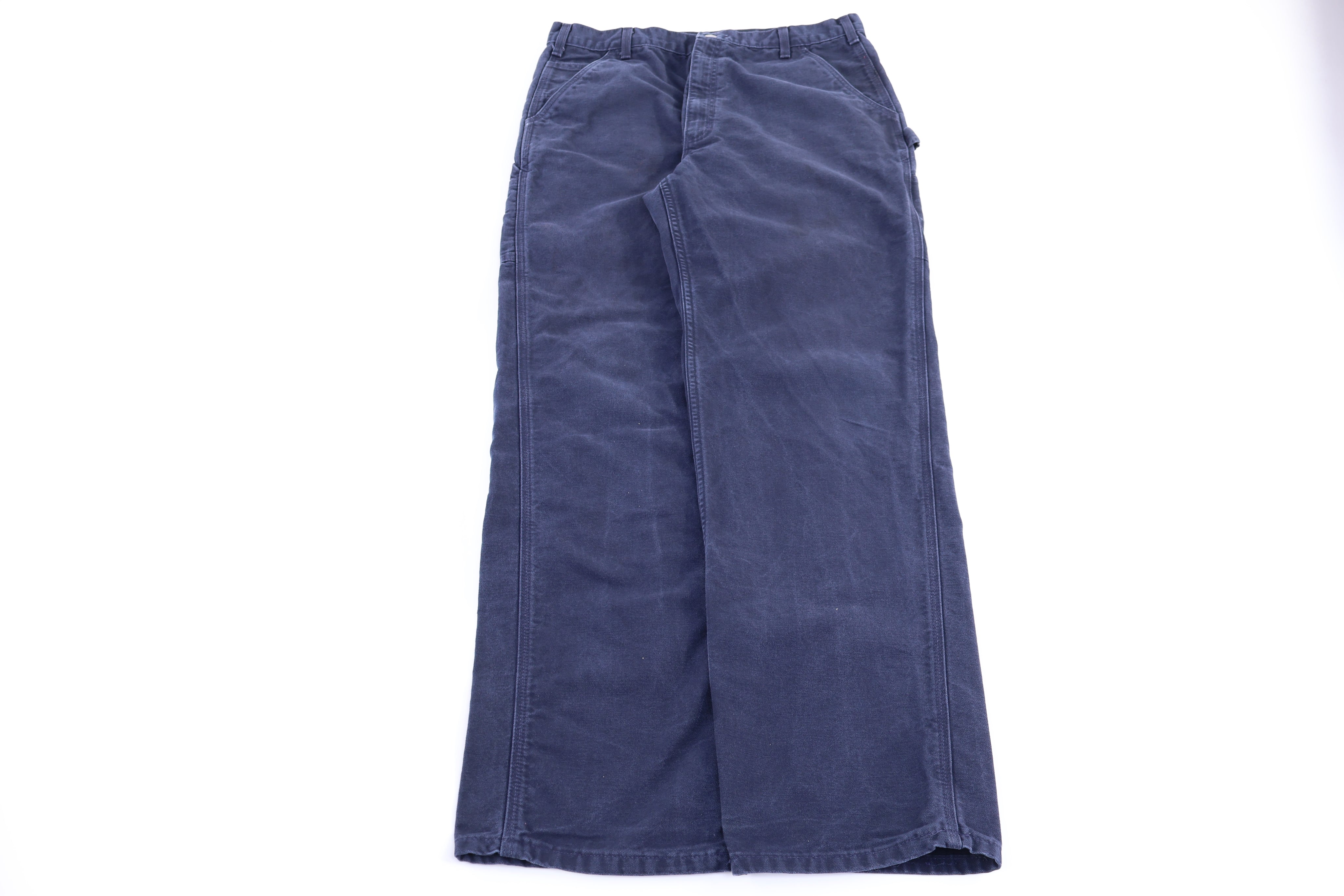 Carhartt Logo Patch Blue Navy Pants - Pants/Shorts - Thrifted Threads