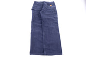 Carhartt Logo Patch Blue Navy Pants - Pants/Shorts - Thrifted Threads