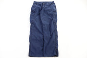 Carhartt Logo Patch Blue Pants - Pants - Thrifted Threads