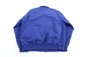 Carhartt Logo Patch Blue Zip Up Jacket - ThriftedThreads.com