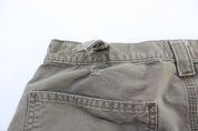 Carhartt Logo Patch Brown Carpenter Pants - ThriftedThreads.com