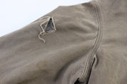 Carhartt Logo Patch Brown Full Zip Hooded Jacket - ThriftedThreads.com