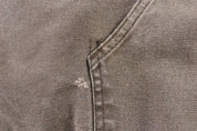 Carhartt Logo Patch Brown Full Zip Hooded Jacket - Jacket - Thrifted Threads