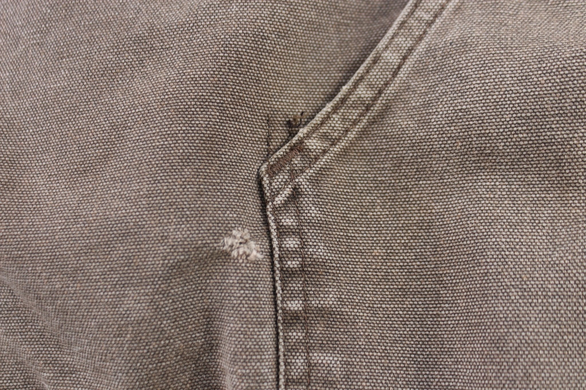 Carhartt Logo Patch Brown Full Zip Hooded Jacket - Jacket - Thrifted Threads