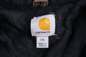 Carhartt Logo Patch Brown Full Zip Jacket - Jacket - Thrifted Threads