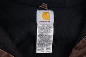 Carhartt Logo Patch Brown Full Zip Jacket - Jacket - Thrifted Threads