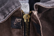 Carhartt Logo Patch Brown Full Zip Jacket - Jacket - Thrifted Threads