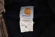 Carhartt Logo Patch Brown Full Zip Jacket - Jacket - Thrifted Threads