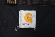 Carhartt Logo Patch Brown Full Zip Santa Fe Jacket - Jacket - Thrifted Threads