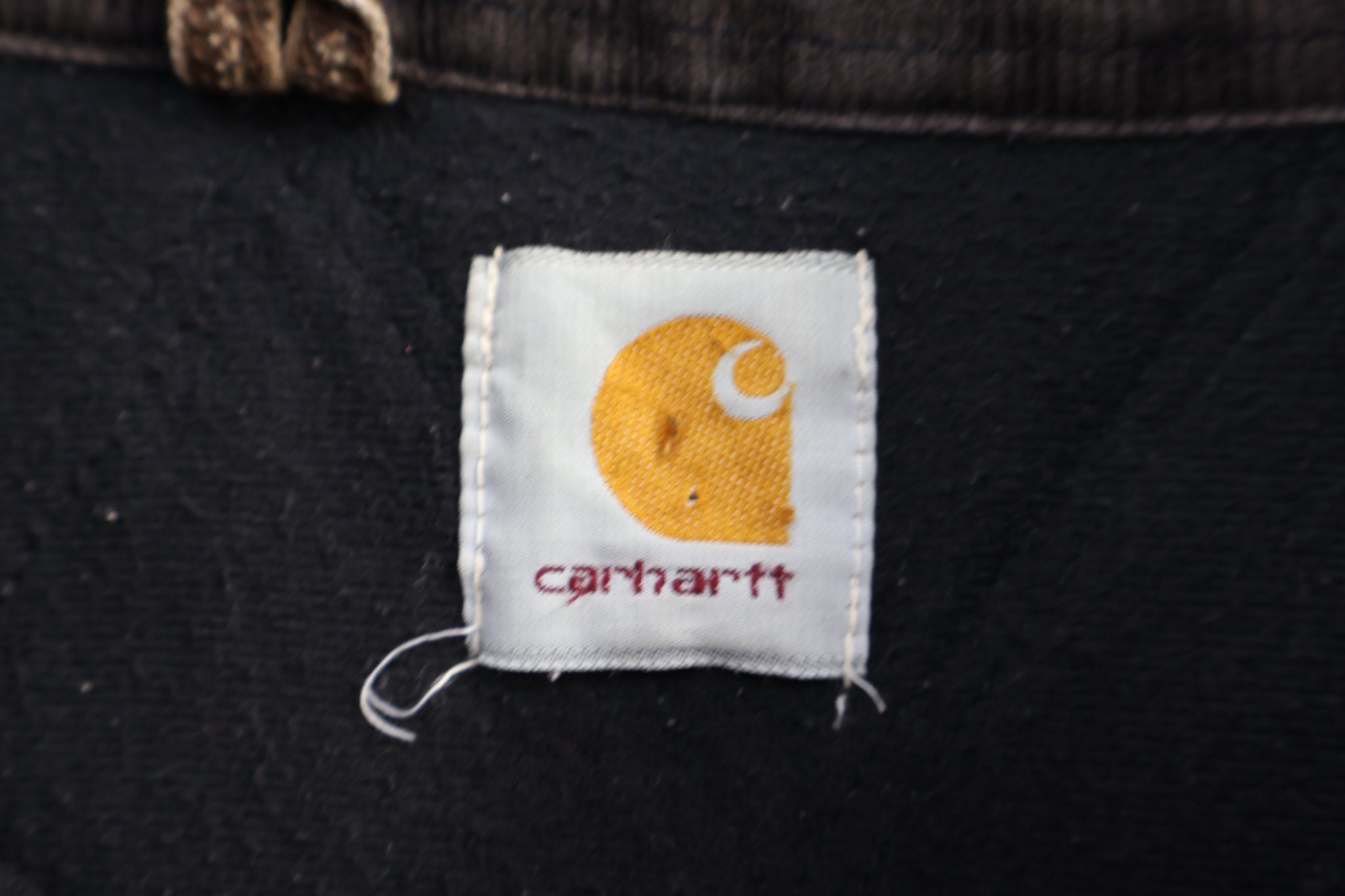 Carhartt Logo Patch Brown Full Zip Santa Fe Jacket - Jacket - Thrifted Threads