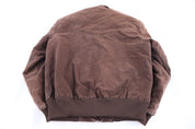 Carhartt Logo Patch Brown Full Zip Santa Fe Jacket - Jacket - Thrifted Threads