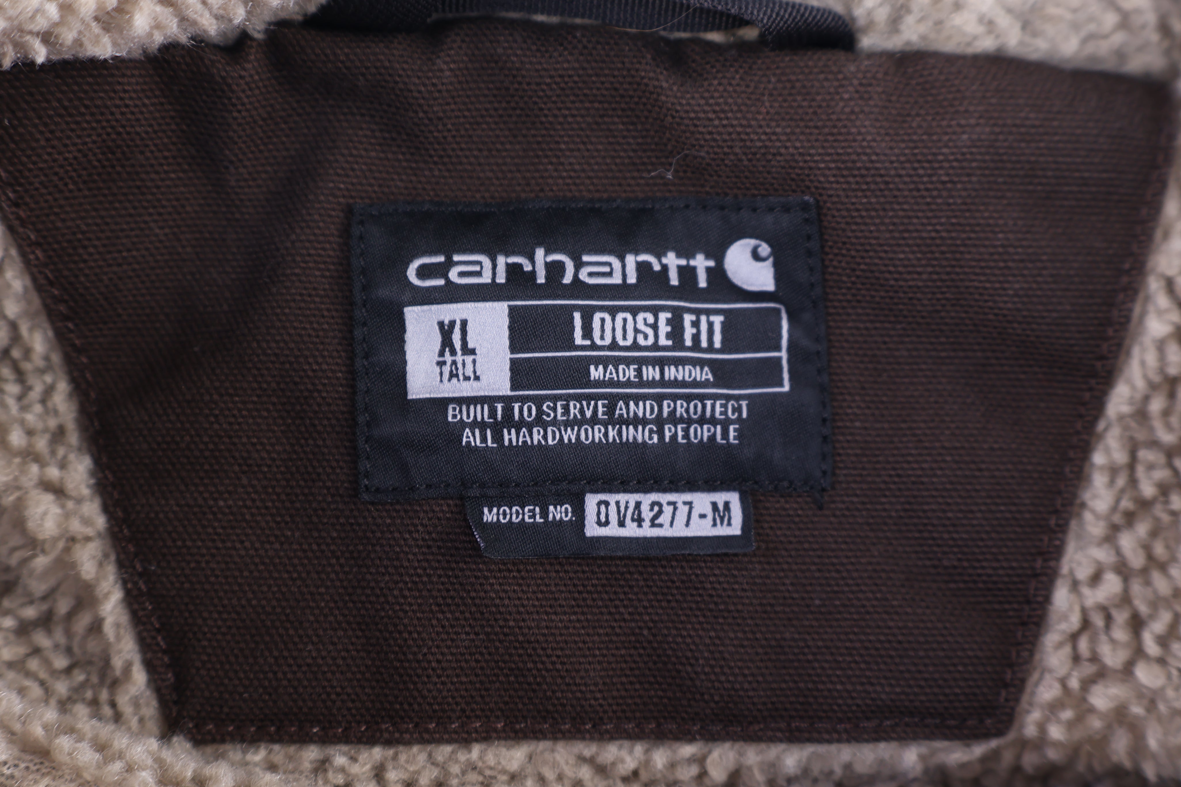 Carhartt Logo Patch Brown Full Zip Vest - Vest - Thrifted Threads