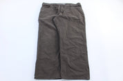 Carhartt Logo Patch Brown Pants - Pants/Shorts - Thrifted Threads