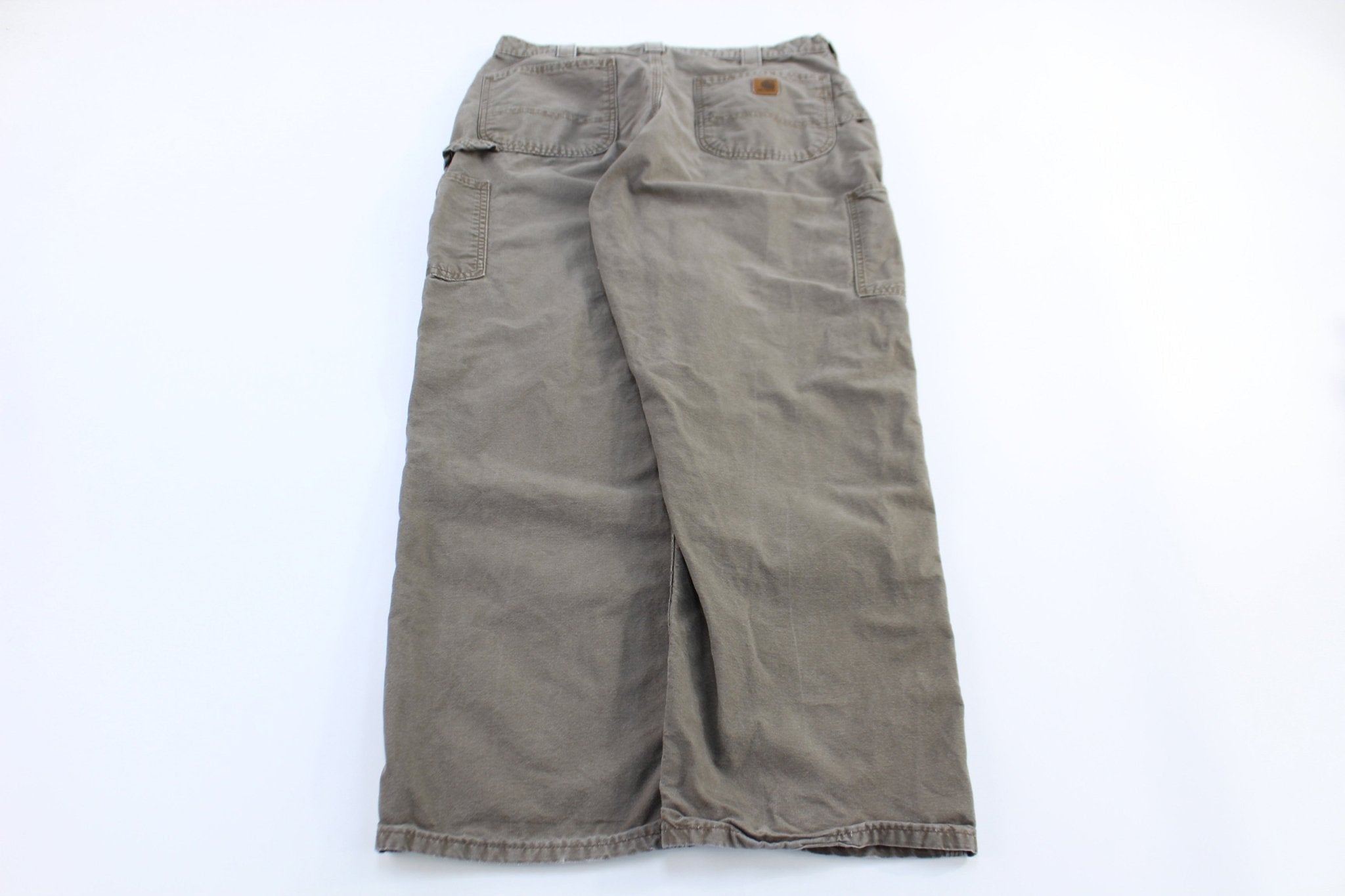 Carhartt Logo Patch Brown Pants - Pants/Shorts - Thrifted Threads