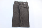 Carhartt Logo Patch Brown Pants - Pants/Shorts - Thrifted Threads