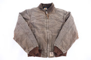 Carhartt Logo Patch Brown Santa Fe Jacket - Jacket - Thrifted Threads