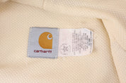 Carhartt Logo Patch Cream Full Zip Jacket - Jacket - Thrifted Threads