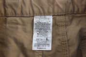 Carhartt Logo Patch Dark Khaki Dunagree Fit Pants - ThriftedThreads.com