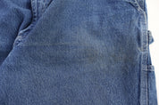 Carhartt Logo Patch Dark Wash Denim Jeans - Pants - Thrifted Threads