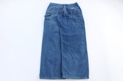 Carhartt Logo Patch Dark Wash Denim Jeans - pants - Thrifted Threads