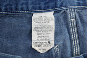 Carhartt Logo Patch Dark Wash Denim Jeans - pants - Thrifted Threads