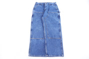 Carhartt Logo Patch Dark Wash Denim Jeans - Pants - Thrifted Threads