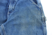 Carhartt Logo Patch Dark Wash Denim Jeans - pants - Thrifted Threads