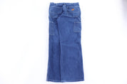 Carhartt Logo Patch Dark Wash Denim Jeans - Pants/Shorts - Thrifted Threads