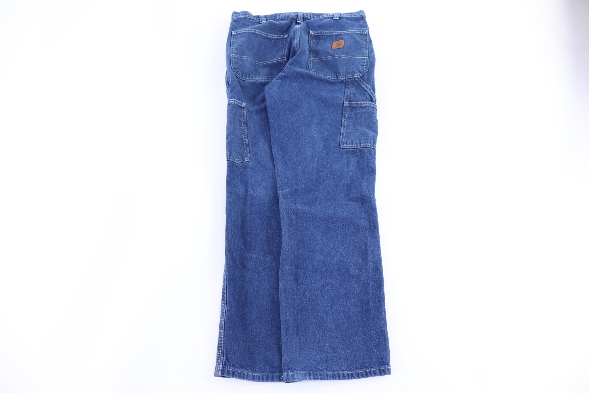 Carhartt Logo Patch Dark Wash Denim Jeans - Pants/Shorts - Thrifted Threads